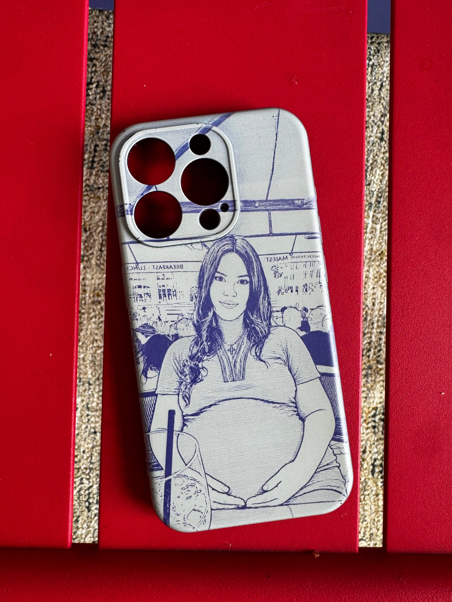 Super Pregnant Lyssie Phone Case