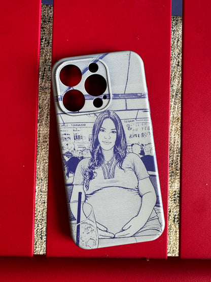 Super Pregnant Lyssie Phone Case