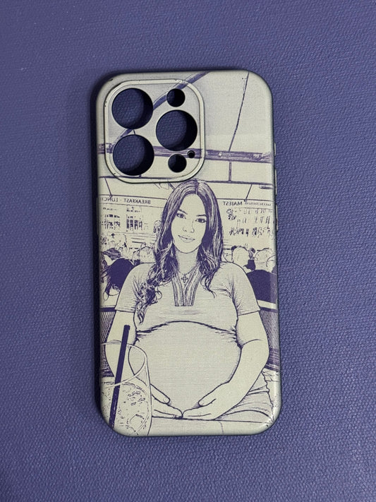 Super Pregnant Lyssie Phone Case